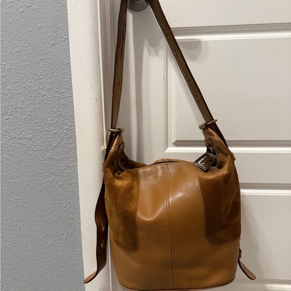 Marc Jacobs Tan Leather Accent Bag